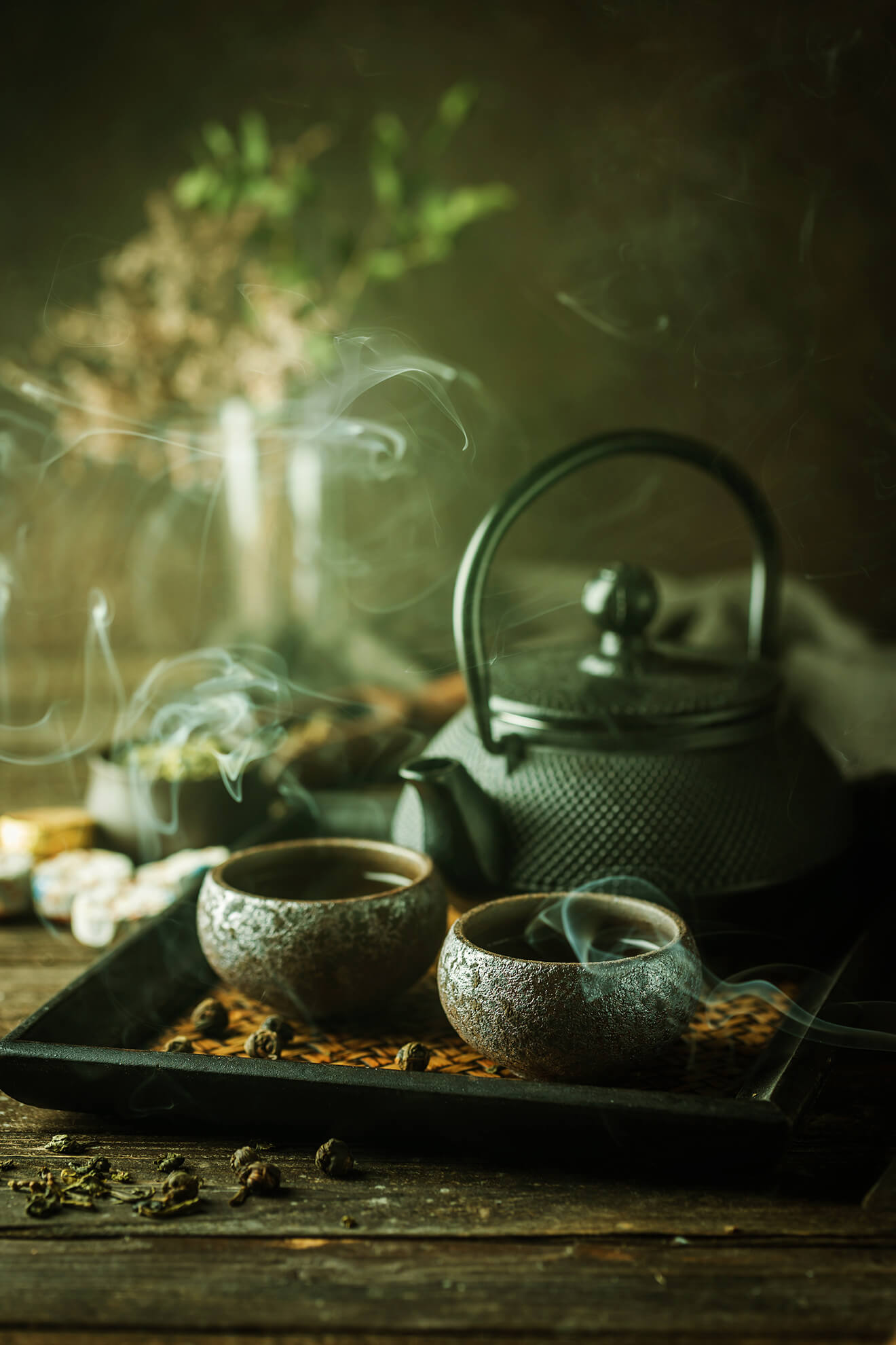 The author has no way to estimate how many cups of tea, coffee, and whiskey were consumed while authoring this book. The author's favorite tea is Tieguanyin, or Iron Goddess of Mercy, an oolong of unmatched character and subtly of flavor.